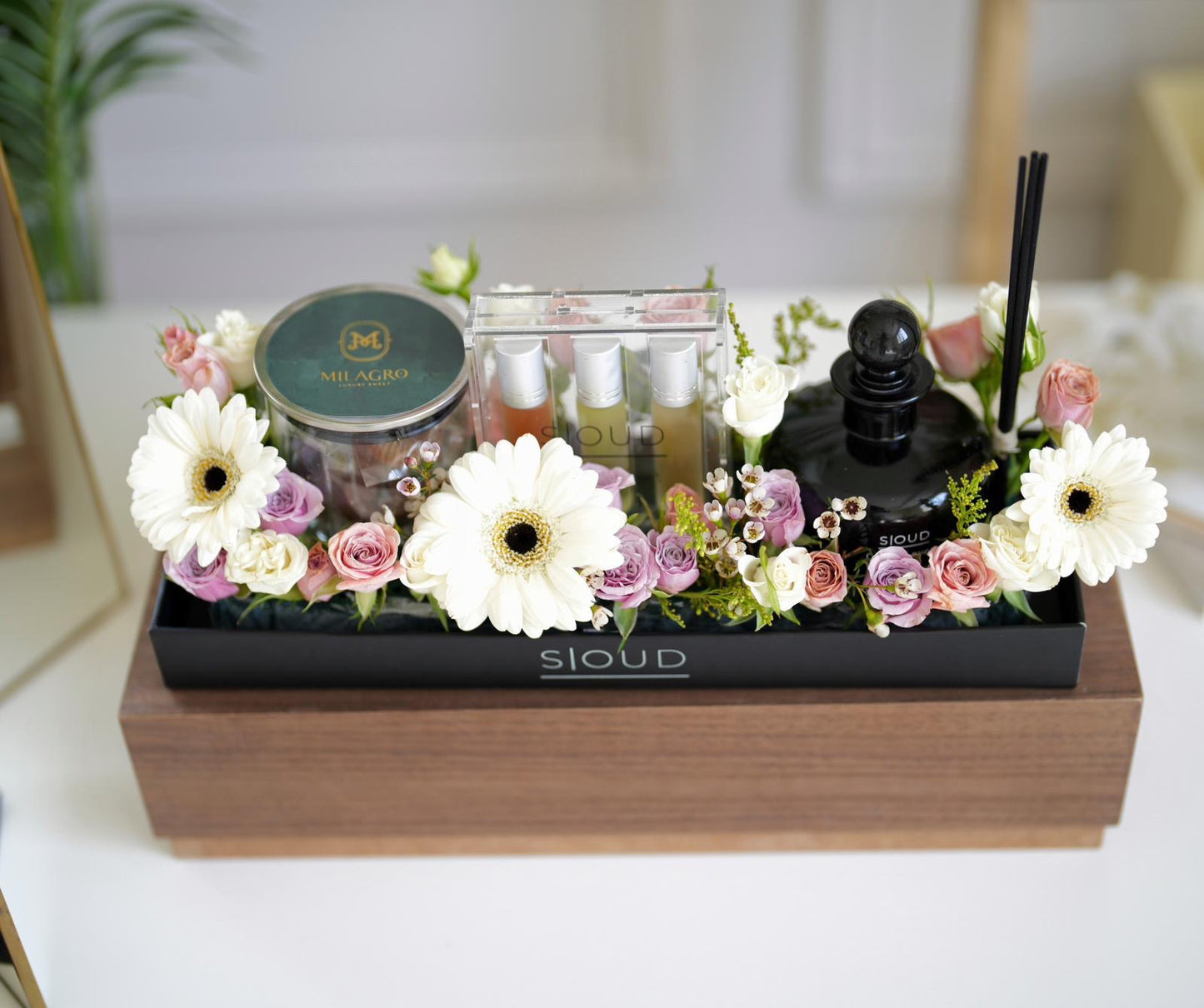 trays Natural Flowers | صينية الورد الطبيعي